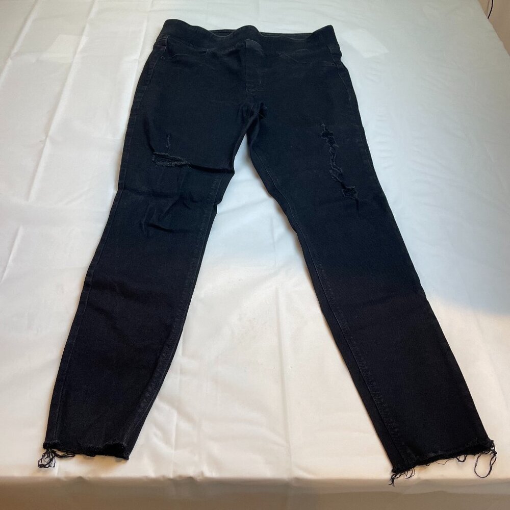 Old Navy Black Rockstar Midrise Super Skinny Jeans Size 8